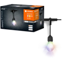 LEDVANCE SMART+ Outdoor WiFi-Lichterkette, 4,5W, 240lm, schwarz, warmweißes Licht