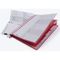 Durable 5 DURABLE Personalhefter Kunststoff rot 5 x kaufmännische