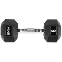 Hms fitness HEX PRO Kurzhantel Kurzhantel 8 kg schwarz/grau