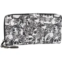 Stylebreaker Damen Geldbörse schwarz-weiß