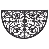 HANSE HOME "Ornaments, Türmatte", schwarz, B:45cm H:10mm L:75cm, Gummi,