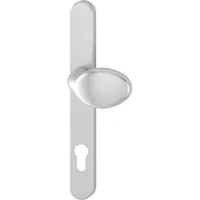 HOPPE Knopfschild außen drehbar PZ92, verdeckt geschraubt, Aluminium silber