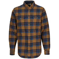 Fjällräven Singi Heavy Flannel Shirt M dark navy-buckwheat brown