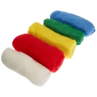 Rayher Reine Schurwolle, Vlies, 5X20G Bunt