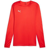Puma Hoops Team Shooting Basketball Langarmshirt Herren 03 red