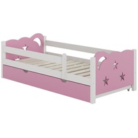 VitaliSpa Kinderbett Jessica 80x160 cm mit Schublade, ohne Matratze,