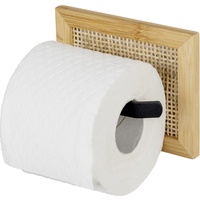 Wenko Toilettenpapierhalter Allegre aus Bambus und Rattan,