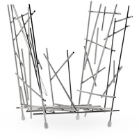 Alessi FC15 Zeitschriftenhalter Edelstahl Länge: 45.5 cm, Breite: 28.5