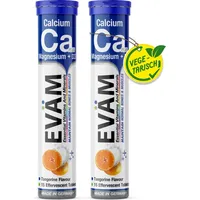 Callaghan international EVÄM Calcium Magnesium D3 Brausetabletten Geschmack Mandarine