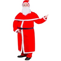 VidaXL Weihnachtskostüm Weihnachtsmann Mantel Kostüm-Set