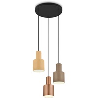 Trio Pendelleuchte Agudo Metall Braun