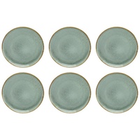 CreaTable Dessertteller Nature Collection 21 cm, stone (6er Pack)