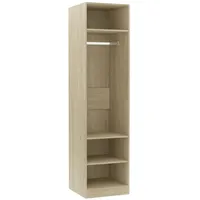 VidaXL Kleiderschrank Sonoma-Eiche 50x50x200 cm Holzwerkstoff