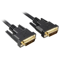 Sharkoon DVI-Kabel - Dual Link, - DVI-D (M)