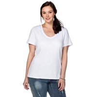 Sheego T-Shirt in weiß | Gr.: 56/58