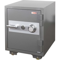 Mendler Tresor HWC-L48, feuerfest (60min) Safe Geldschrank Doppelbolzenverriegelung, 72kg