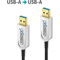 FIBERX Serie - USB 3.1 Glasfaser Kabel - USB-A