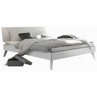 Hasena Bett Pesaro, Farbe: Buche weiss deckend, lackiert, Bezugsfarbe:
