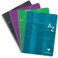 Clairefontaine 8998C - Packung mit 5 Registerbücher 17x22 cm,