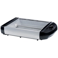 Epiq 80001213 Flachtoaster Tisch-Röster, Edelstahl-Design, Sandwiches, Baguette, 600 W