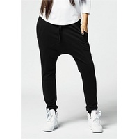 URBAN CLASSICS Light Fleece Arouel Hosen Black XS