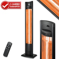 Walter Infrarot Standheizstrahler 2000 W, Hightech Wärmestrahler für Garten