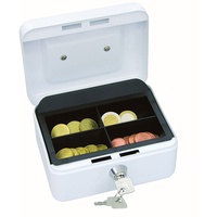 Wedo Geldkassette 15,2x11,5x8,0cm weiß