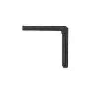 Buchheister Wandträger smart B: 6.50 cm) - schwarz -