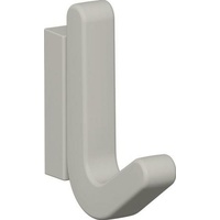 Hewi Einzelhaken Ser.477 matt,elastisch Ku.(TPU) 97 lichtgrau H.68mm Hewi