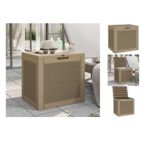 VidaXL Gartenbox Hellbraun 55,5x43x53 cm Polypropylen