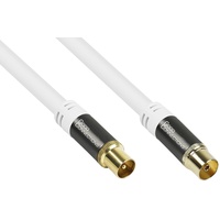 Good Connections GC-M2043, 2 m, RG-6/U, IEC/Koax, IEC/Koax, weiß