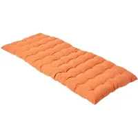 Homescapes Bankauflage, orange 100% Baumwolle