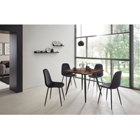 Hela »Mira«, (Set, 5 tlg.), verschiedene Farben/Dekore, Stuhl Samtvelour