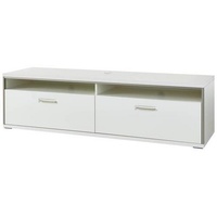 MCA Furniture Livetastic Tv-Element Grau Silber Weiß Weiß Hochglanz