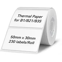 Niimbot Etikettenmacher-Klebeband, 50 x 30 mm, wasserdicht, Aufkleber, Papier,