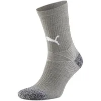 Puma teamLIGA Training Socken Herren grau weiß Gr 3