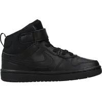 Nike Court Borough Mid 2 Sneaker Kinder black/black-black 28.5