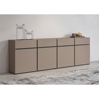 INOSIGN Sideboard »Cross,Breite 225 cm, moderne grifflose Kommode,4 Türen/4