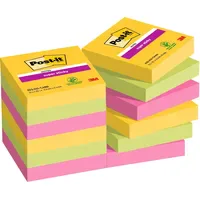 Post-it Super Sticky Carnival Collection, 12 Stück