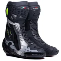 TCX RT-Race Pro Air Motorrad-Rennstiefel, Mann, Schwarz/Weiß/Grau, 43