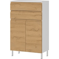 Germania Badkommode Torrance 4332 Weiß-Eiche 97 cm x 60