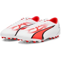 Puma Ultra Play MG Fußballschuhe Herren 01 white/black/fire orchid