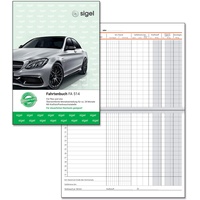 Sigel Fahrtenbuch Pkw und Lkw mit Kraftstoffverbrauch Formularbuch FA514