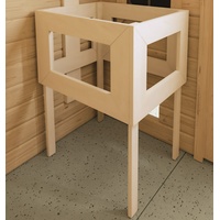 Karibu Ofenschutzgitter Premium aus Espenholz B 60 x T