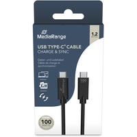 MediaRange USB 3.1, sw (1.20 m, USB 3.1), USB