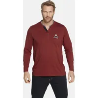 Jan Vanderstorm Langarmshirt NICIAS in dunkelrot | Gr.: 60/62