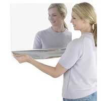 Maximex Dekorationsfolie »Spiegelfolie«, 50x58 cm, selbstklebend, silberfarben