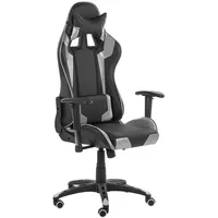 Beliani KNIGHT Gaming Stuhl Schwarz,
