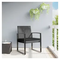 VidaXL Gartenstuhl 54,5 x 57 x 197 cm dunkelgrau