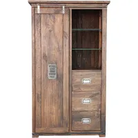 Woodroom Pali Highboard, Mangoholz, BxHxT 100x175x45 cm